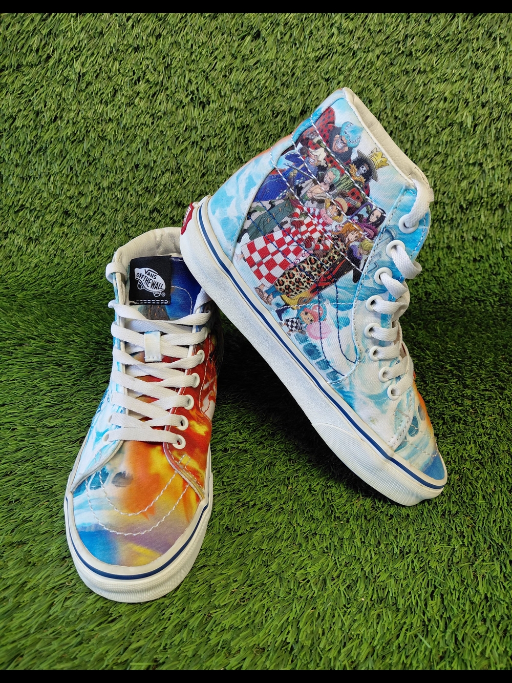 Vans SK8-Hi Top One Piece Women Size 6.5 Men 5 Toei Anime Skate Limited Preowned